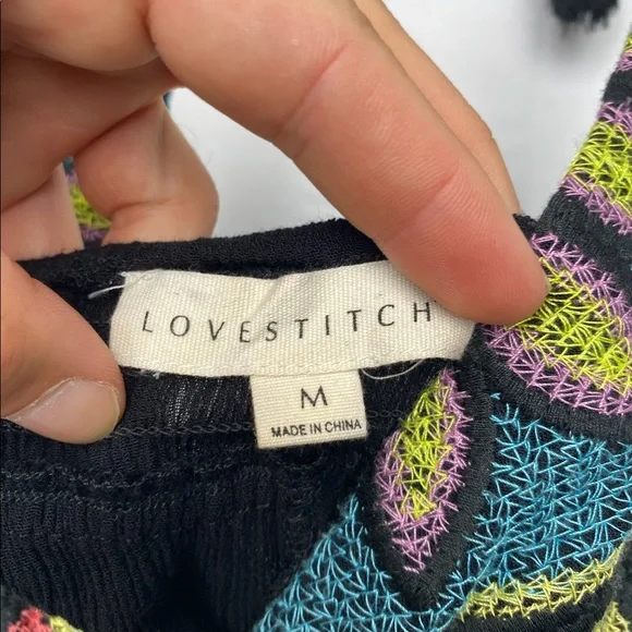 Crochet halter hippy 70s dress - Picture 3 of 4